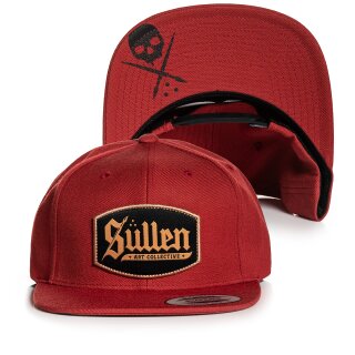 Sullen Clothing Snapback Cap - Lincoln Rosso