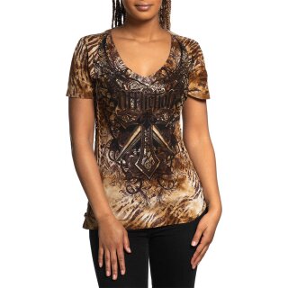 Affliction Clothing Camiseta de mujer - Lily Anne M