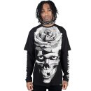 Killstar Long Sleeve T-Shirt - Dead Rose Double Sleeve XXL