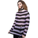 Killstar Knitted Sweater - Lavender Mist XXL