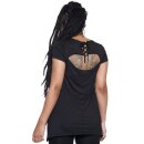 Killstar Gothic Top - I Cant Burn Lace-Up XS