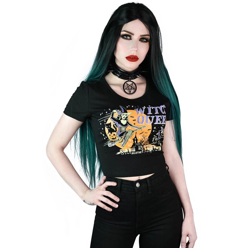 Killstar X Vince Ray Crop Top - Witch Queen S
