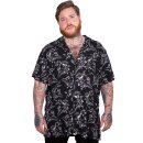 Killstar Hawaiian Shirt - Dark Island
