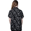 Killstar Hawaiian Shirt - Dark Island XS