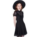 Killstar Mini Dress - Shes Laced Black 4XL