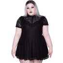Killstar Mini Dress - Shes Laced Black 4XL