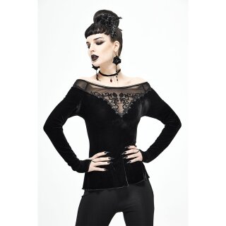 Devil Fashion Top a manica lunga - Evelyn XL-XXL