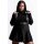 Killstar Pleated Mini Skirt - Shadows Suspender Black