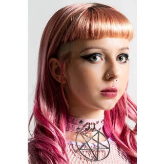 Killstar Choker - Cute But Psycho Pastel Pink