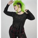 Punk Rave Plus Size Top a manica lunga - Stranded