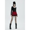 Punk Rave Mini Skirt - Blood Leopard M