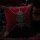 Punk Rave Cushion Cover - Monarch Blood