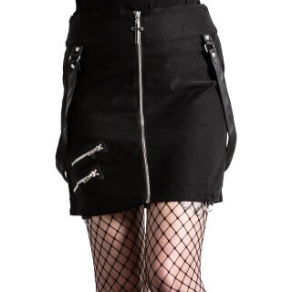 Killstar Mini Skirt - Katy Coffin Black