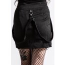 Killstar Mini Skirt - Katy Coffin Pinstripe XXL