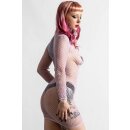Vestido Killstar Fishnet Bodycon - Nicole Lilac