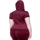 Killstar Sweater - Dee-Lux Hoodie Burgundy