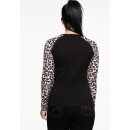 Maglietta manica lunga Queen Kerosene - Leopard