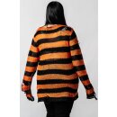 Killstar Knitted Sweater - Pumpkin