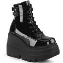 Demonia Platform Sneakers - Shaker-52 Black Patent