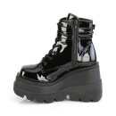 Chaussures à plateforme DemoniaCult - Shaker-52 Black Patent