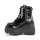 DemoniaCult Platform Sneakers - Shaker-52 Black Patent