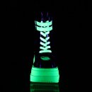 DemoniaCult Plateauschuhe - Shaker-52 UV Neon Green