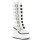 DemoniaCult Platform Boots - Swing-815 White