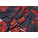 Punk Rave Flounce Skirt - Red Roses 3XL