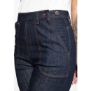 Queen Kerosin Jeans Hose - Vintage Fit Dunkelblau W27 / L32
