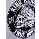 King Kerosin Zip Hoodie - True Roots Smoke Green