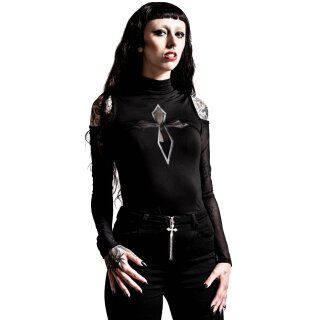 Killstar Long Sleeve Top - Point It Out XS