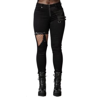Killstar Jeans Trousers - End Of Time XS