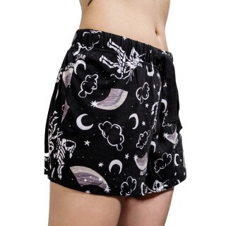 Killstar Pyjama Shorts - Moonbow
