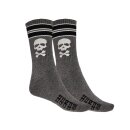 Hyraw Socken - Skull Classic Grey